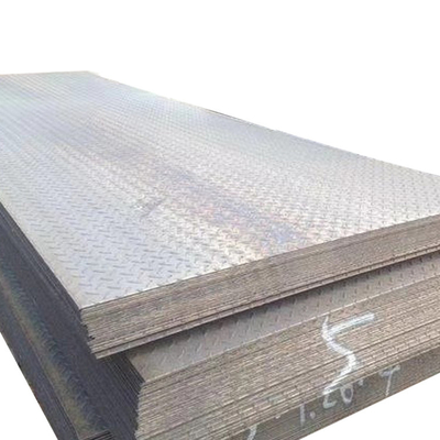 হট রোল্ড চেকার্ড হালকা ইস্পাত শীট প্লেট 600mm-1500mm